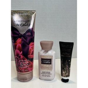 Bath Body Works Thousand Wishes Ultra Shea Hand Cream Travel Size Into the Night